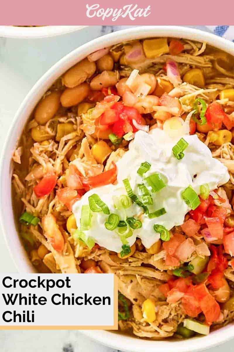 Crockpot White Chicken Chili - CopyKat Recipes