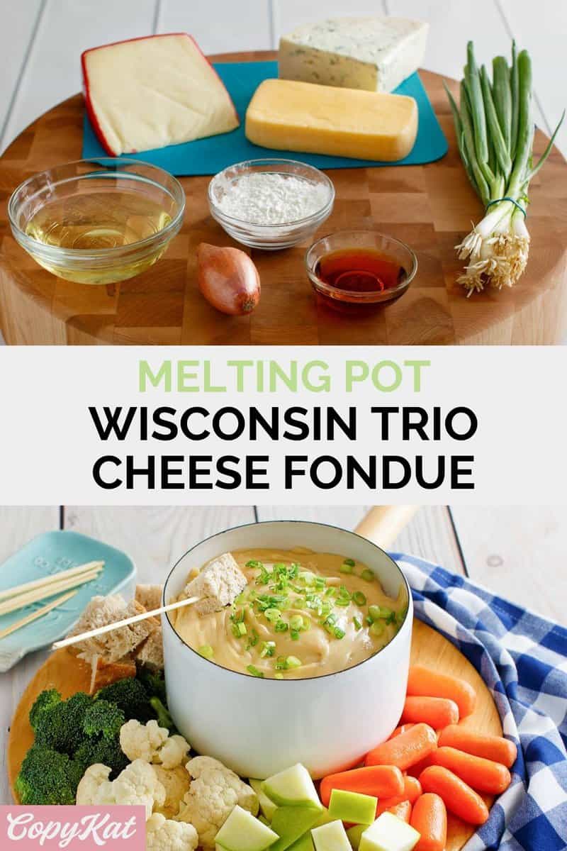 Melting Pot Wisconsin Trio Cheese Fondue CopyKat Recipes