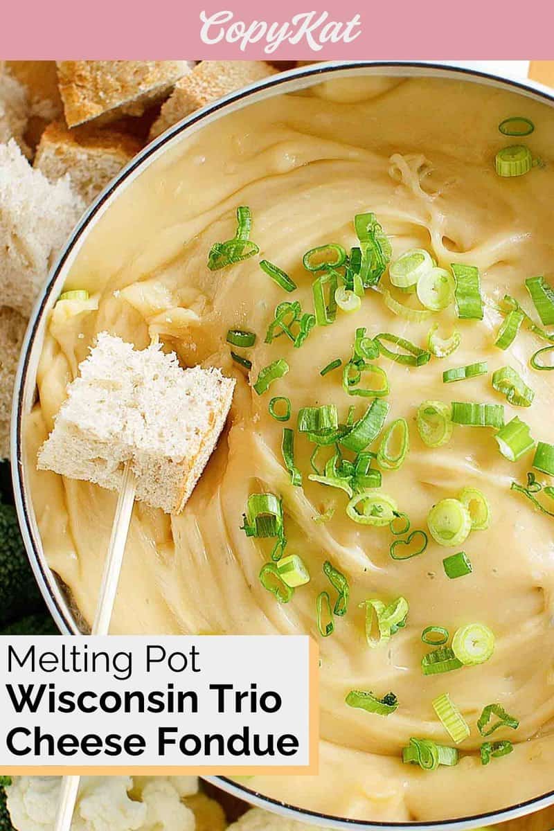 Melting Pot Wisconsin Trio Cheese Fondue CopyKat Recipes