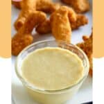 Homemade Outback Steakhouse honey mustard in a small bowl.