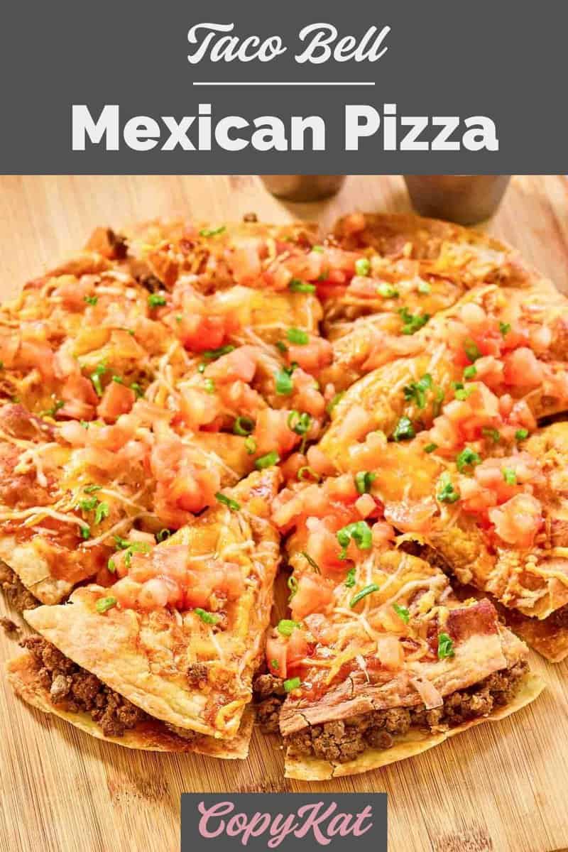 Copycat Taco Bell Mexican Pizza Recipe- CopyKat Recipes