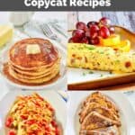 Copycat IHOP omelettes, pancakes, and French toast.