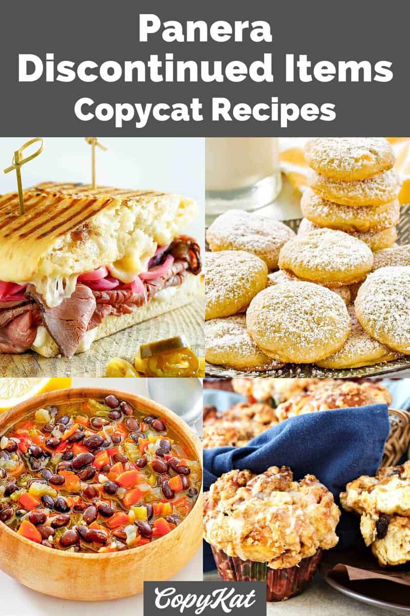 Panera Discontinued Items CopyKat Recipes