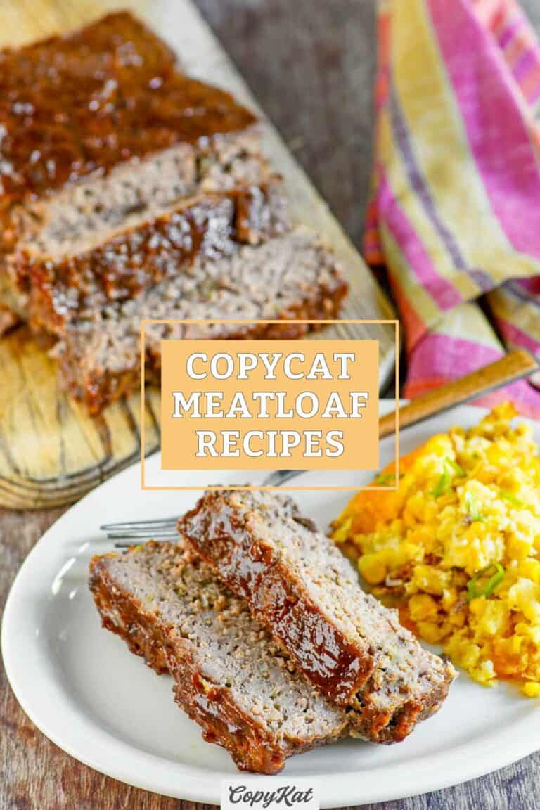 Copycat Cracker Barrel meatloaf sliced.