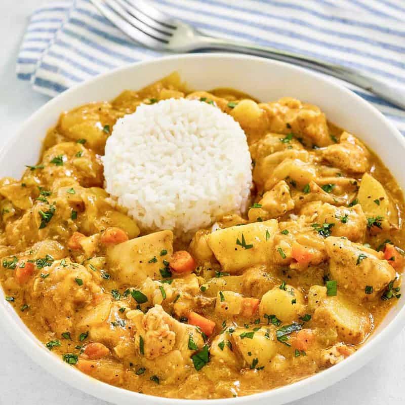 Instant Pot Thai Yellow Chicken Curry Recipe