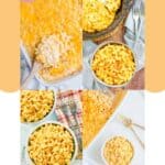 Copycat macaroni and cheese for four restaurants.