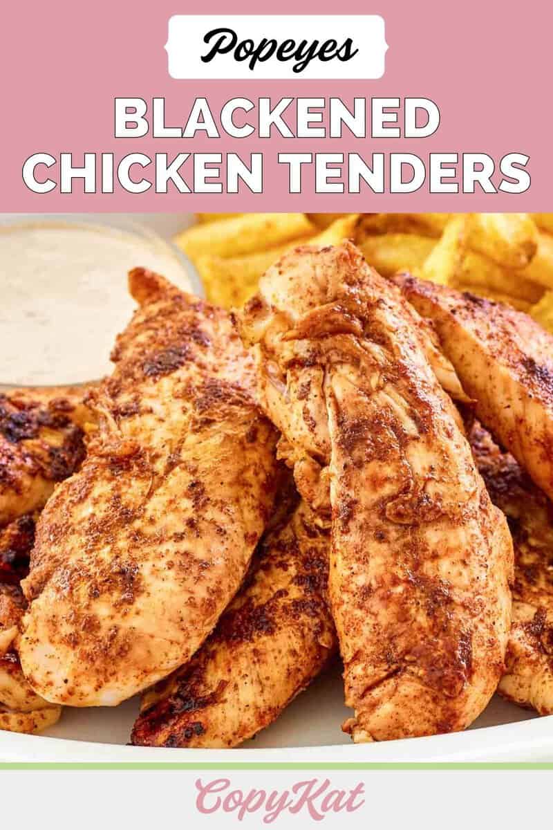 Popeyes Blackened Chicken Tenders Recipe | Easy Copycat
