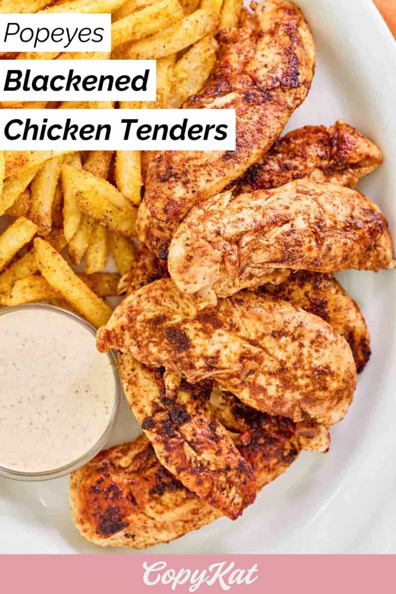 Popeyes Blackened Chicken Tenders Recipe | Easy Copycat