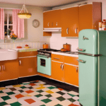 A typical 1960s kitchen