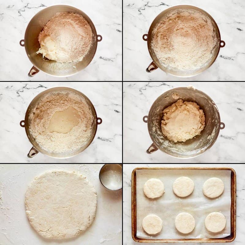 Making copycat Bojangles biscuits.