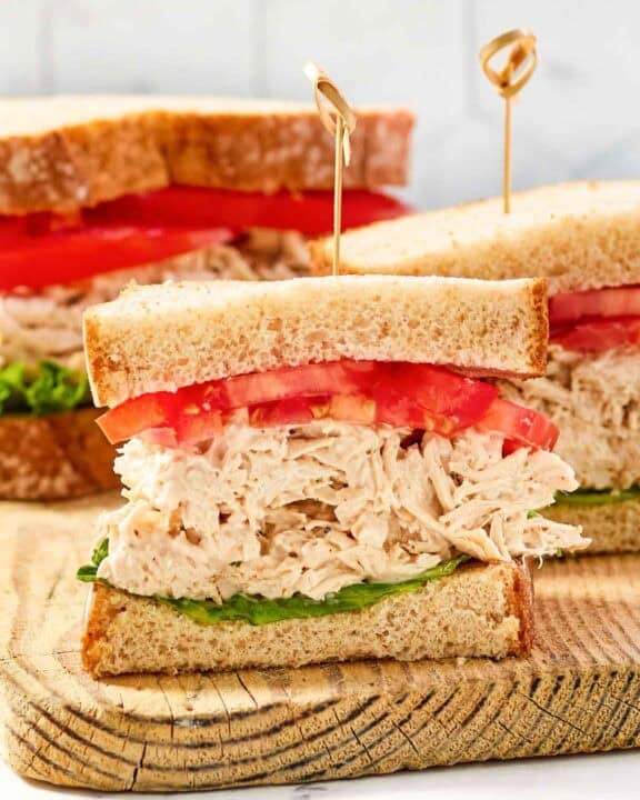 Copycat chicken salad chick barbie-q chicken salad sandwich.
