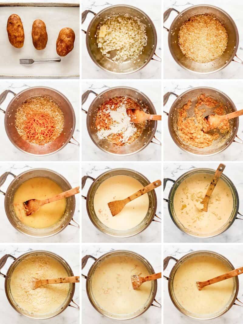 Making copycat Jason's Deli Irish potato soup.