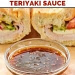 Homemade Subway sweet onion teriyaki sauce in a condiment bowl.