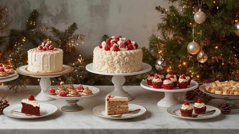 An elegant dessert spread of beautifully finished treats that look impressive but feel effortless.