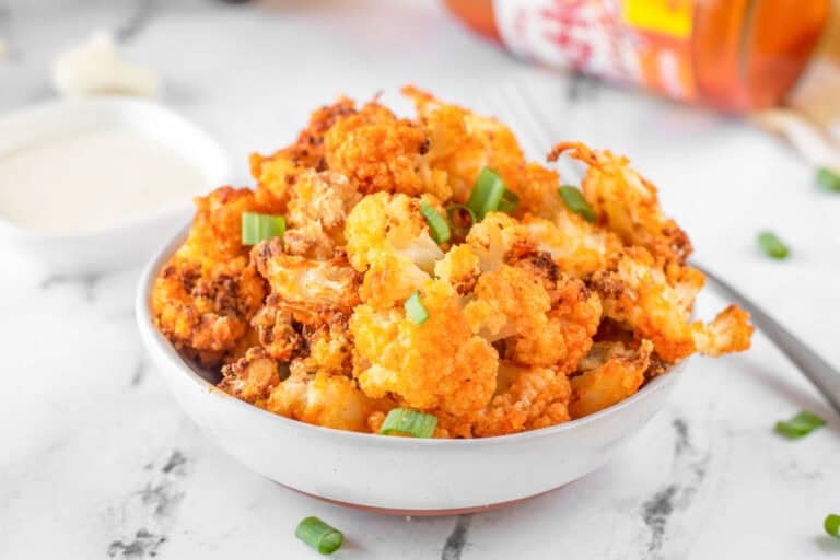 Crispy Air Fryer Buffalo Cauliflower Bites