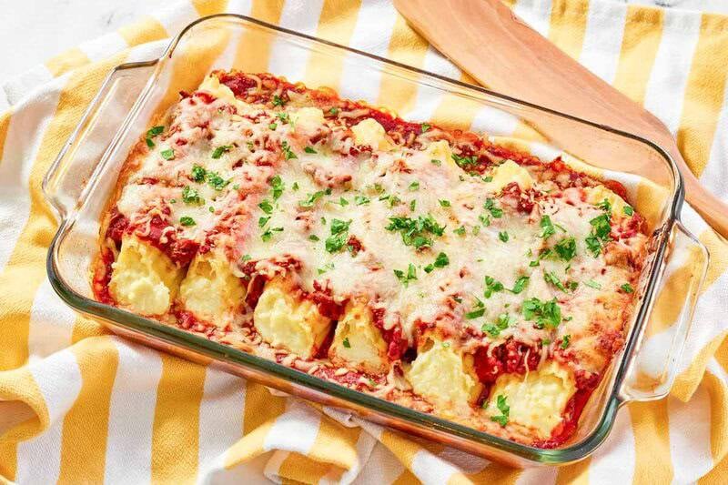 Four Cheese Manicotti