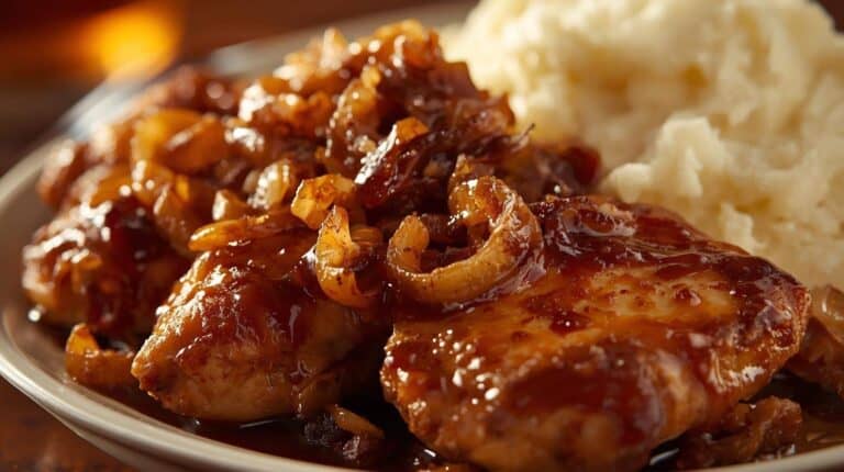 Texas Roadhouse chicken and mashed potatoes.