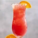 A fruity copycat Texas Roadhouse armadillo rum punch drink.