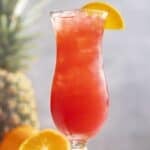 Copycat Texas Roadhouse armadillo punch cocktail with Malibu rum.