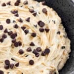 A bowl of homemade buckeye dip.