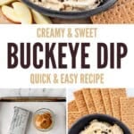 Buckeye dip and the ingredients to make it.