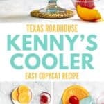 Copycat Texas Roadhouse Kenny's Cooler and the ingredients to make it.
