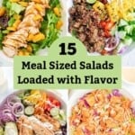 Hearty meal-sized salads full of flavor.