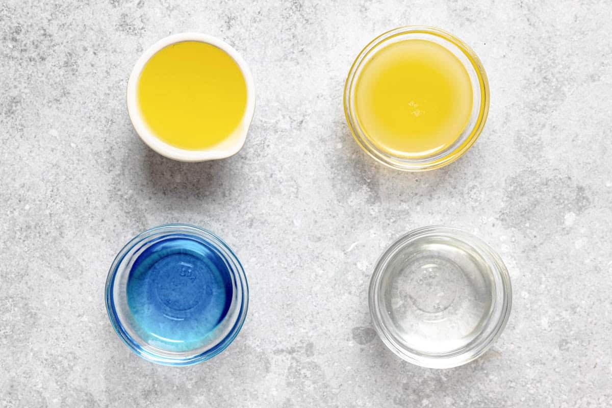 Sour mix, pineapple juice, blue curacao, and coconut rum.