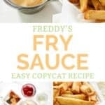 Copycat Freddy's fry sauce and the ingredients to make it.