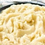 A bowl of copycat Golden Corral mashed potatoes.