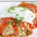 Copycat IHOP Colorado Omelette garnished with chives.