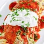 Copycat IHOP Colorado Omelette on a plate.