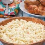A bowl of copycat KFC coleslaw.
