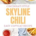 Copycat Skyline chili and the ingredients to make it.