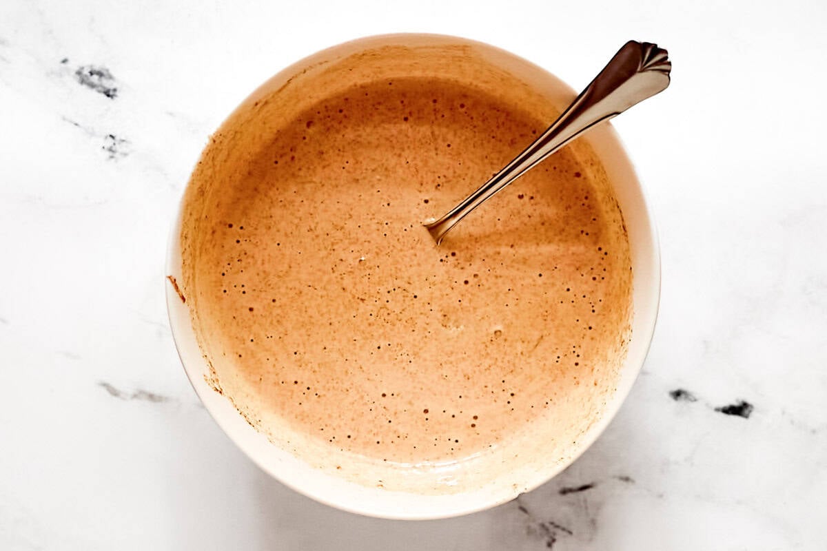 Homemade Big Mac sauce in a bowl.
