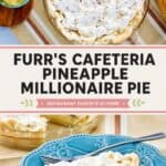 A fluffy pineapple pie.