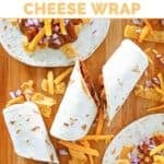 Copycat Sonic wrap with chili, cheese, and Fritos.