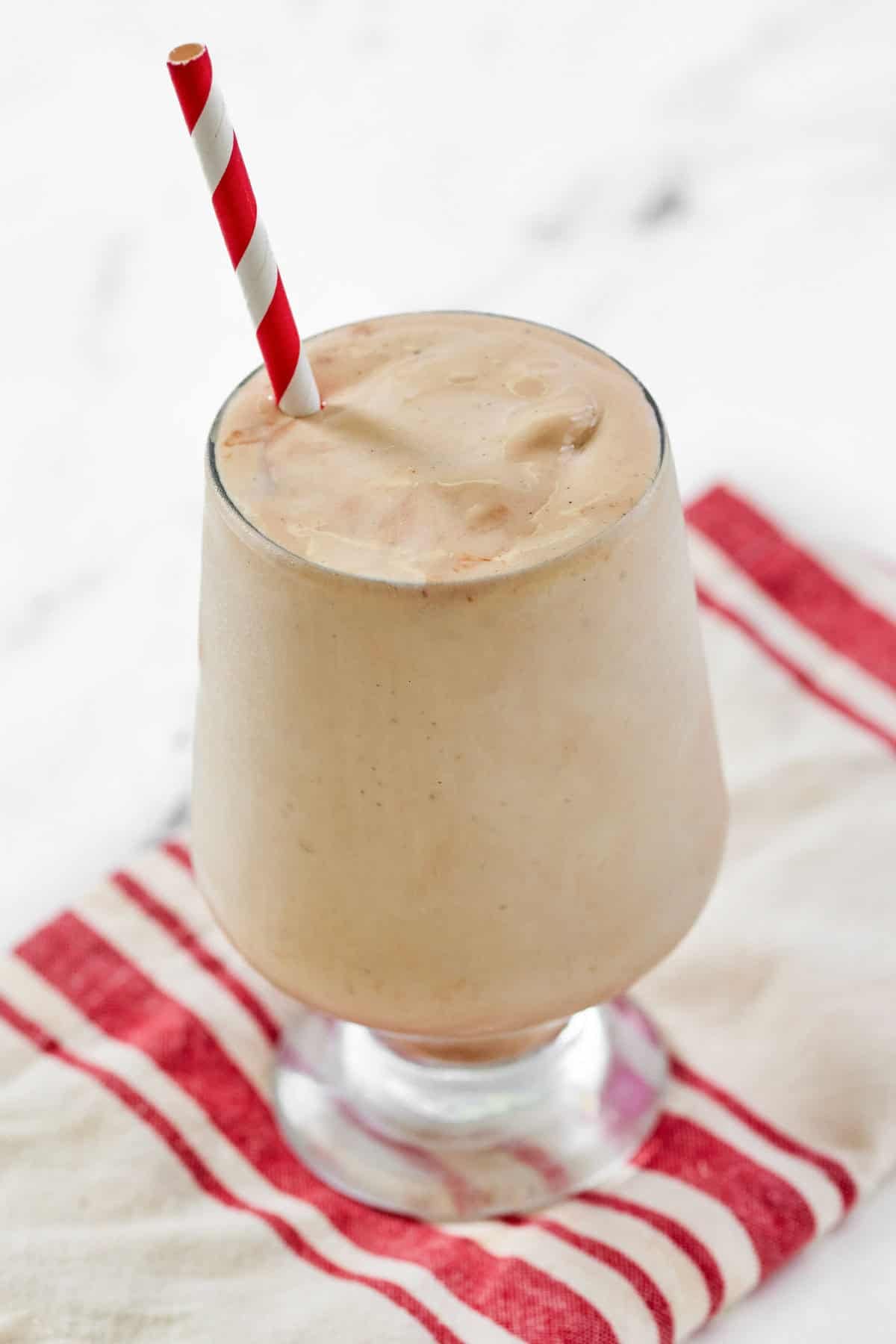 Milkshake made with coffee and chocolate.