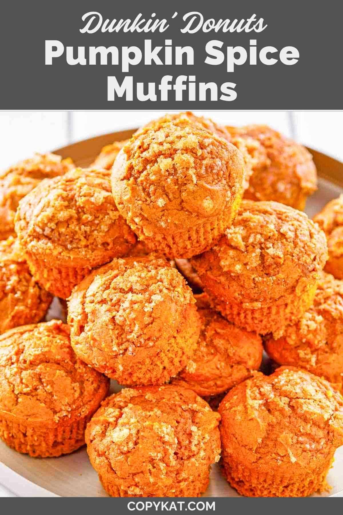 Fall Recipes Box Pumpkin Muffins with Cake Mix | Easy Fall Recipe Copycat